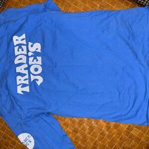 Trader Joe's Royal Blue Logo Long Sleeve